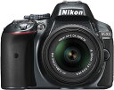 【中古-非常に良い】Nikon デジタル一眼レフカメラ D5300 18-55mm VR II レンズキット グレー 2400万画素 3.2型液晶 D5300L...