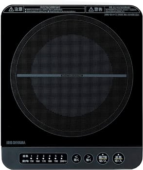 yÁzACXI[} IHR 1 IHNbLOq[^[ 1400W  fUC IHK-T37-B ubN