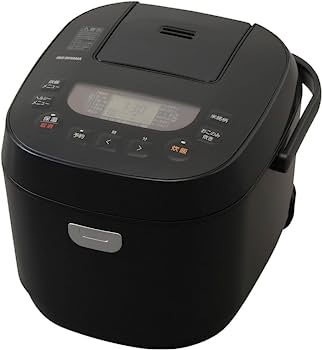 【中古】アイリスオーヤマ 炊飯器 10合 1升 マイコン式 40銘柄炊き分け機能 極厚火釜 玄米 ブラック RC-ME10-B
