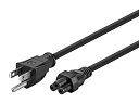 【中古】【輸入品・未使用】3?ft 18?AWG 3ピンAC電源コードケーブルforラップトップ/ノートブック(C - 5?/ 5???15p)???ブラックM...