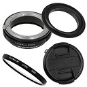 【中古】【輸入品・未使用】Fotodiox rb2?a 58?mmマクロReverseリングキットW/Nikon G & DXレンズ絞り制御、レンズキャップ& ...