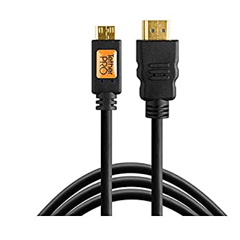 yÁzyAiEgpzTether Tools TetherPro Mini-HDMI (C) to HDMI (A)%J}% 3 ft (1m)%J}% Black by Tether Tools