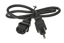 【中古】【輸入品・未使用】SFケーブル%カンマ% 3?ft 18?AWGユニバーサル電源コードNEMA 5???15pにiec320?C13ホワイト色