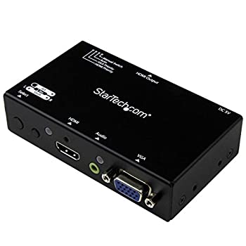 šۡ͢ʡ̤ѡStarTech.com 2(HDMI/VGA)1(HDMI)бӥǥش凉å㡼 ư&ͥصǽ 1080p VS221VGA2HD