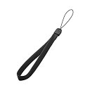 【中古】【輸入品・未使用】エレコム スマートフォン用ストラップ/ハンドストラップ/ブラック