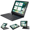 【中古】【輸入品・未使用】Lenrich iPad Pro 12.9 キーボードケース 360度回転可能 iPad Proケース ワイヤレスBluetoothキ...