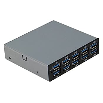 【中古】【輸入品・未使用】SEDNA - 内蔵10ポート USB 3.0ハブ (フロッピーベイ)