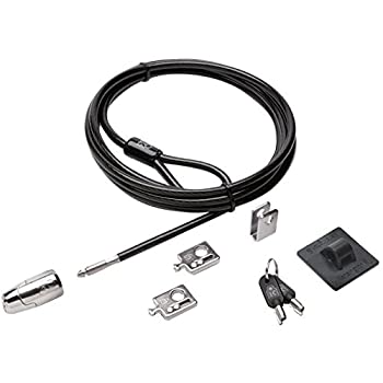 Kensington Desktop & Peripherals Locking Kit 2.0 Master Keyed on Demand - Security cable lock - silver - 8 ft