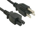 【中古】【輸入品・未使用】Cable Leader 18 AWG 3-プロング ノートブック AC電源コード (IEC320 C5 - NEMA 5-15P) ...
