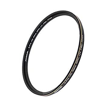 【中古】【輸入品・未使用】JONGSUN 72mm UVフィルター S-Pro HD Nano MRC16 カメラ紫外線保護フィルター 16層マルチコート Schott B270 ウルトラスリム レンズクロスキット