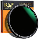【中古】【輸入品・未使用】K&F Concept 77mm ND8からND128 可変ニュートラルデンシティフィルター スリムフェーダーNDフィルター 77mm...