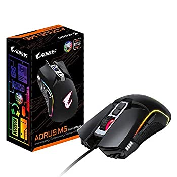 【中古】【輸入品・未使用】GIGABYTE AORUS RGB 16000 dpi Optical Sensor Fully Programmable and Saved Onboard 16.7M Customizable Lightin...