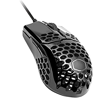 【中古】【輸入品・未使用】Cooler Master MM710 ゲーミングマウス 光沢ブラック 軽量ハニカムシェル ウルトラウィーブケーブル 16000 DPI 光学センサー