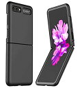 【中古】【輸入品・未使用】araree AERO、Galaxy Z Flip/Z Flip 5Gケース、超薄型ハードポリカーボネートケース - ブラック