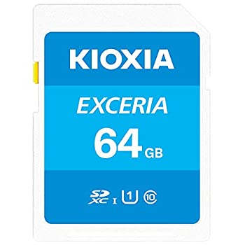 【中古】【輸入品・未使用】SDXC 64GB KIOXIA 旧東芝メモリー EXCERIA 超高速UHS-I CLASS10 フルHD動画撮影 日本製[並行輸入品]