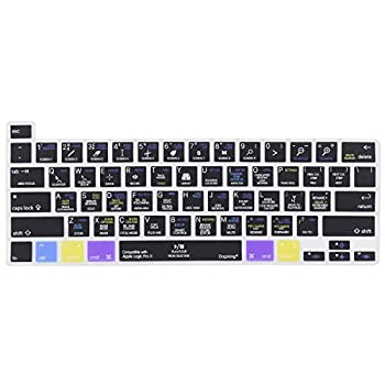 【中古】【輸入品・未使用】Dogxiong Logic Pro X ショートカット ホットキー PS シリコンキーボードカバー キーボードスキン保護 MacBo...