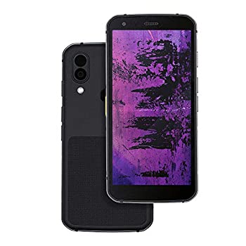 【中古】【輸入品・未使用】CAT S62 PRO 128GB + 6GB RAM、IP68 MIL-STD-810H、5.7インチ、デュアルSIM頑丈なロック解除電話+ S62 PRO 9H強化ガラススクリーンプロテクター