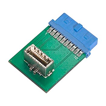 【中古】【輸入品・未使用】CY USB 3.0 20ピンオスからUSB 3.1 Type-Eアダプター、マザーボードUSB 3.0フロントパネルからUSBアダプ...