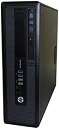 【中古】Windows10 Pro 64bit 中古パソコン HP EliteDesk 800 G1 SFF (C8N27AV) Core i7-4790 3.6GHz/4GB/500GB/マルチ (NO.11920)