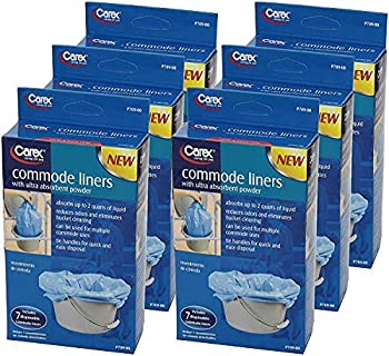 【中古】【輸入品 未使用】Carex Health Brands Commode Liners カンマ 7 Count (Pack of 6) by Carex Health Brands