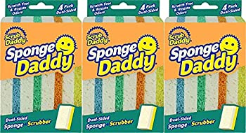 【中古】【輸入品・未使用】SpongeDaddyScratchFreeSupersoftabsorbentspongewith4colors.byScrubDaddy