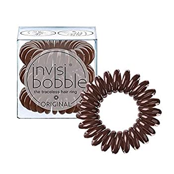 【中古】【輸入品・未使用】[Invisibobble] Invisibobbleオリジナルプレッツェル茶色の髪のネクタイパックあたり3 - invisibobble Original Pretzel Brown Hair Ties 3 per