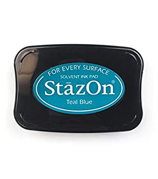 šۡ͢ʡ̤ѡStazOn Solvent Ink Pad-Teal Blue (¹͢)