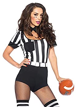 【中古】【輸入品・未使用】LEG AVENUE(レッグアベニュー)? No Rules Referee ストライプロンパース ベ..