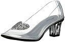 【中古】【輸入品・未使用】シンデレラ ガラスの靴風 クリア パンプス 大人 女性用 サイズ10(約26cm)