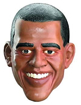 šۡ͢ʡ̤ѡObama Vinyl Mask - Adult Хޥӥˡޥ-ѢϥOne-Siz...