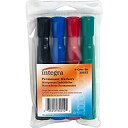 【中古】【輸入品・未使用】Integra Permanent Marker%カンマ% Chisel Tip%カンマ% 4/Pack%カンマ% Black/Red...