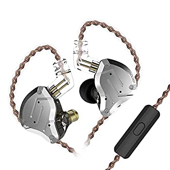 【中古】【輸入品 未使用】KZ ZS10 PRO 5つのドライバーヘッドホン 高忠実度ノイズアイソレーションイヤホン/イヤホン 取り外し可能なケーブル2ピン 0.75mm (MIC ブラック