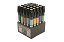 šۡ͢ʡ̤ѡ(25 Art Director Colours%% Tabletop Cube) - The Original Chartpak AD Markers%% Tri-Nib%% 25 Assorted Art Director Colours in T