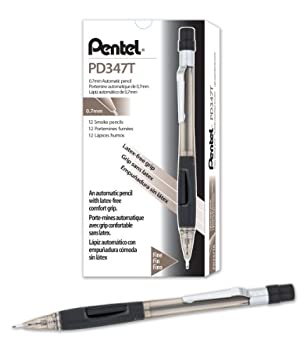 【中古】【輸入品・未使用】Pentel QuickerクリッカーMechanical Pencil ( 0.7?mm )透明ブラックバレル..