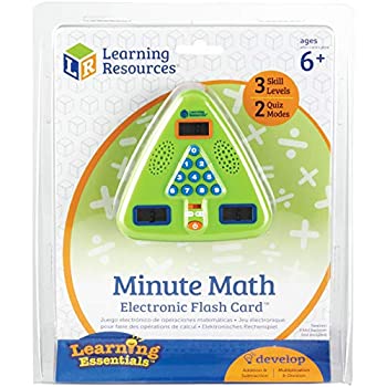 šۡ͢ʡ̤ѡ[顼˥ ꥽]Learning Resources Minute Math Electronic Fla...
