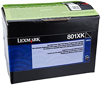 šۡ͢ʡ̤ѡLexmark 801XK - Extra High Yield - black - original - toner cartridge LCCP%% LRP - for Lexmark CX510de%% CX510dhe%% CX510dthe
