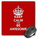 yÁzyAiEgpz3dRose LLC 8 x 8 x 0.25C` }EXpbh Keep Calm and Be Awesome Red (mp_123113_1)