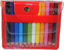 yÁzyAiEgpzBC USA 12 Mini Colored Pencils in Handy Pouch [sAi]