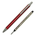 【中古】【輸入品・未使用】Schmidt キャップレスローラーボールペン 陽極酸化レッド SC82186