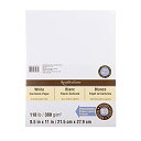 【中古】【輸入品 未使用】Recollections White Heavyweight Cardstock Paper カンマ 8.5 X 11 - 100 Sheets by Recollections