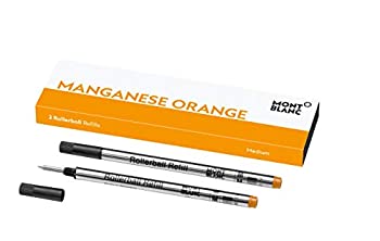 šۡ͢ʡ̤ѡMontblanc Refills Rollerball Medium 2/1 Lucky Orange 1159...