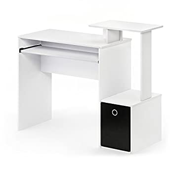 【中古】【輸入品 未使用】FURINNO Econ Multipurpose Home Office Computer Writing Desk カンマ White/Black 141［並行輸入］