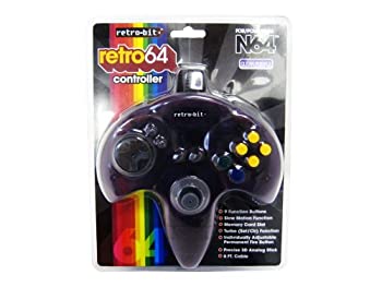 【中古】【輸入品・未使用】N64 Retro Bit Controller- Purple (輸入版)