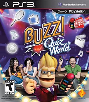 【中古】【輸入品・未使用】Buzz! Quiz World (Game Only) (輸入版) - PS3【メーカー名】Sony Computer Entertainment(World)【メーカー型番】98209【ブランド名】Sony Computer Entertainment(World)【商品説明】Buzz! Quiz World (Game Only) (輸入版) - PS3当店では初期不良に限り、商品到着から7日間は返品を 受付けております。こちらは海外販売用に買取り致しました未使用品です。買取り致しました為、中古扱いとしております。他モールとの併売品の為、完売の際はご連絡致しますのでご了承下さい。速やかにご返金させて頂きます。ご注文からお届けまで1、ご注文⇒ご注文は24時間受け付けております。2、注文確認⇒ご注文後、当店から注文確認メールを送信します。3、配送⇒当店海外倉庫から取り寄せの場合は10〜30日程度でのお届けとなります。国内到着後、発送の際に通知にてご連絡致します。国内倉庫からの場合は3〜7日でのお届けとなります。　※離島、北海道、九州、沖縄は遅れる場合がございます。予めご了承下さい。お電話でのお問合せは少人数で運営の為受け付けておりませんので、メールにてお問合せお願い致します。営業時間　月〜金　10:00〜17:00お客様都合によるご注文後のキャンセル・返品はお受けしておりませんのでご了承下さい。