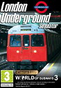【中古】【輸入品・未使用】World of Subways 3: London - Windows(輸入版)