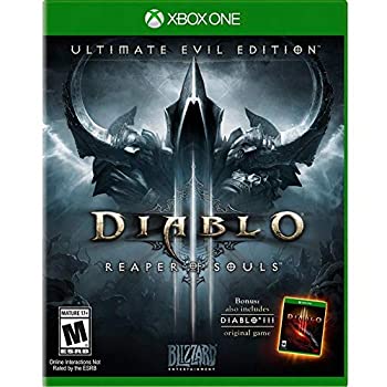 【中古】【輸入品・未使用】Diablo III: Ultimate Evil Edition (輸入版:北米) - XboxOne【メーカー名】Activision【メーカー型番】87184【ブランド名】Blizzard(World)【商品説明】Diablo III: Ultimate Evil Edition (輸入版:北米) - XboxOne当店では初期不良に限り、商品到着から7日間は返品を 受付けております。こちらは海外販売用に買取り致しました未使用品です。買取り致しました為、中古扱いとしております。他モールとの併売品の為、完売の際はご連絡致しますのでご了承下さい。速やかにご返金させて頂きます。ご注文からお届けまで1、ご注文⇒ご注文は24時間受け付けております。2、注文確認⇒ご注文後、当店から注文確認メールを送信します。3、配送⇒当店海外倉庫から取り寄せの場合は10〜30日程度でのお届けとなります。国内到着後、発送の際に通知にてご連絡致します。国内倉庫からの場合は3〜7日でのお届けとなります。　※離島、北海道、九州、沖縄は遅れる場合がございます。予めご了承下さい。お電話でのお問合せは少人数で運営の為受け付けておりませんので、メールにてお問合せお願い致します。営業時間　月〜金　10:00〜17:00お客様都合によるご注文後のキャンセル・返品はお受けしておりませんのでご了承下さい。