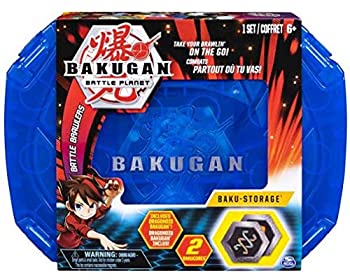 【中古】【輸入品 未使用】BAKUGAN カンマ Baku-storage Case for BAKUGAN Collectable Action Figures - Blue (輸入版）