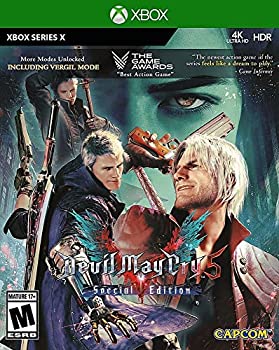 【中古】【輸入品・未使用】Devil May Cry 5 Special Edition(輸入版:北米)- Xbox Series X【メーカー名】Capcom Entertainment(World)【メーカー型番】57002【ブランド名】Capcom Entertainment(World)【商品説明】Devil May Cry 5 Special Edition(輸入版:北米)- Xbox Series X当店では初期不良に限り、商品到着から7日間は返品を 受付けております。こちらは海外販売用に買取り致しました未使用品です。買取り致しました為、中古扱いとしております。他モールとの併売品の為、完売の際はご連絡致しますのでご了承下さい。速やかにご返金させて頂きます。ご注文からお届けまで1、ご注文⇒ご注文は24時間受け付けております。2、注文確認⇒ご注文後、当店から注文確認メールを送信します。3、配送⇒当店海外倉庫から取り寄せの場合は10〜30日程度でのお届けとなります。国内到着後、発送の際に通知にてご連絡致します。国内倉庫からの場合は3〜7日でのお届けとなります。　※離島、北海道、九州、沖縄は遅れる場合がございます。予めご了承下さい。お電話でのお問合せは少人数で運営の為受け付けておりませんので、メールにてお問合せお願い致します。営業時間　月〜金　10:00〜17:00お客様都合によるご注文後のキャンセル・返品はお受けしておりませんのでご了承下さい。