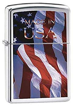 【中古】【輸入品・未使用】ZIPPO 24797 アメリカ国旗ライター ジッポ ブラッシュクローム 【中古】【輸入品・未使用】ZIPPO 24797 アメリカ国旗ライター ジッポ ブラッシュクローム