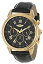 【中古】【輸入品・未使用】インヴィクタ インビクタ 腕時計 I By Invicta Men's 90242-003 18k Gold-Plated Stainless Steel Watch with Black Leather Band [並行輸入品]